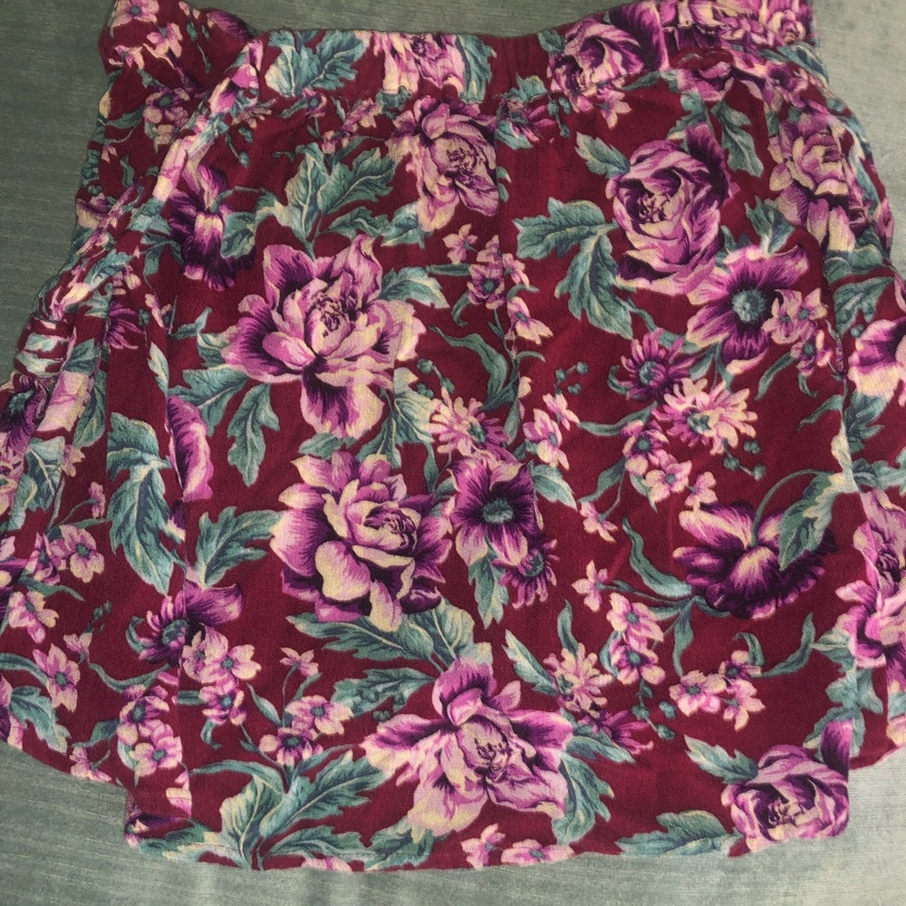 Floral tube/off shoulder top